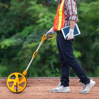 Bánh Xe Đo Khoảng Cách Zozen Pro Dòng Cơ Có Phanh Tay Có Reset Cao Cấp