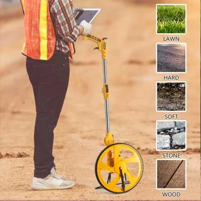 Bánh Xe Đo Khoảng Cách Zozen Pro Dòng Cơ Có Phanh Tay Có Reset Cao Cấp