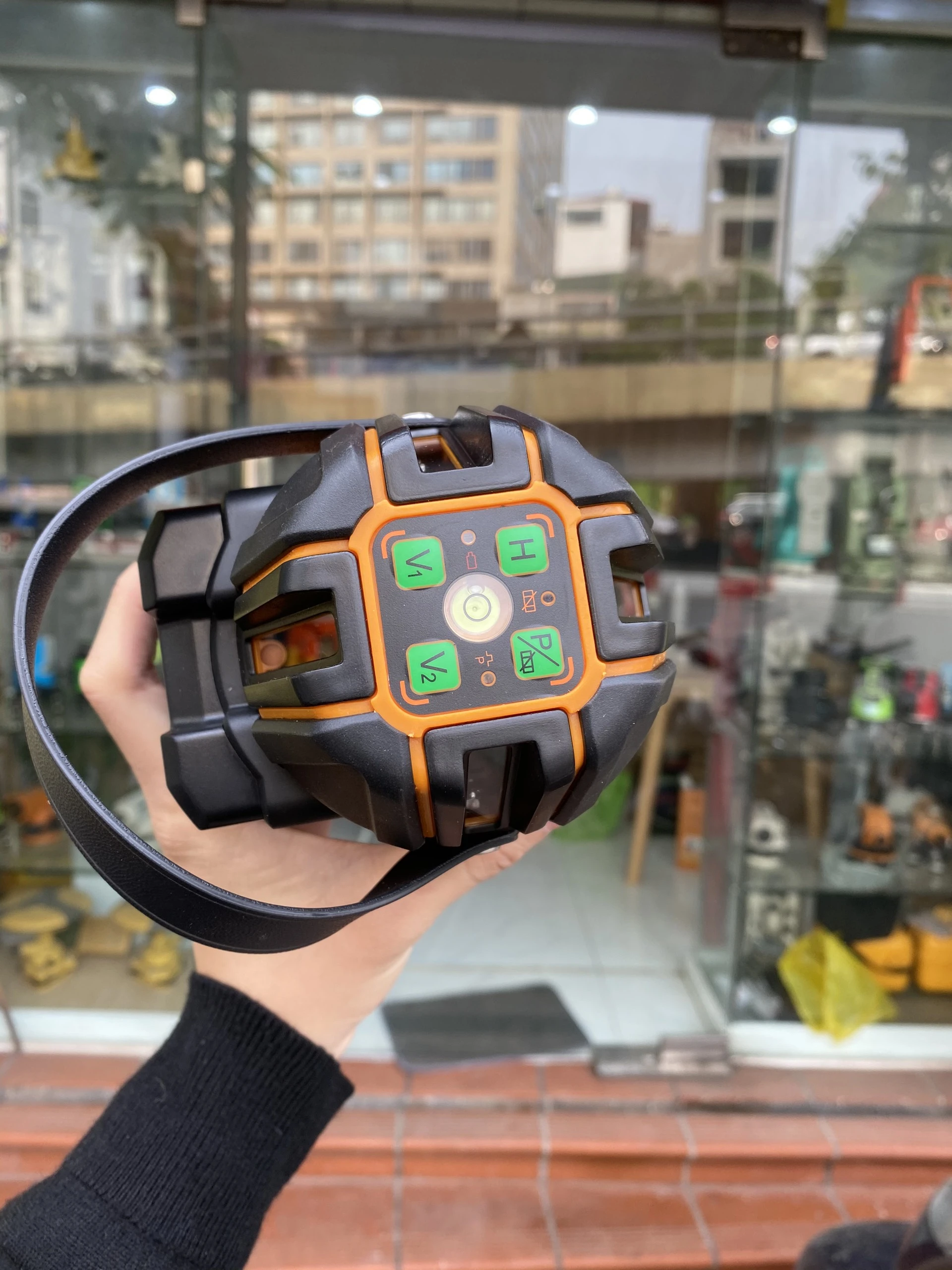 Máy cân bằng Laser Laisai LSG686SPD bóng Led siêu sáng 5 tia xanh - Tổng kho máy cân bằng Laisai chính hãng Geotes