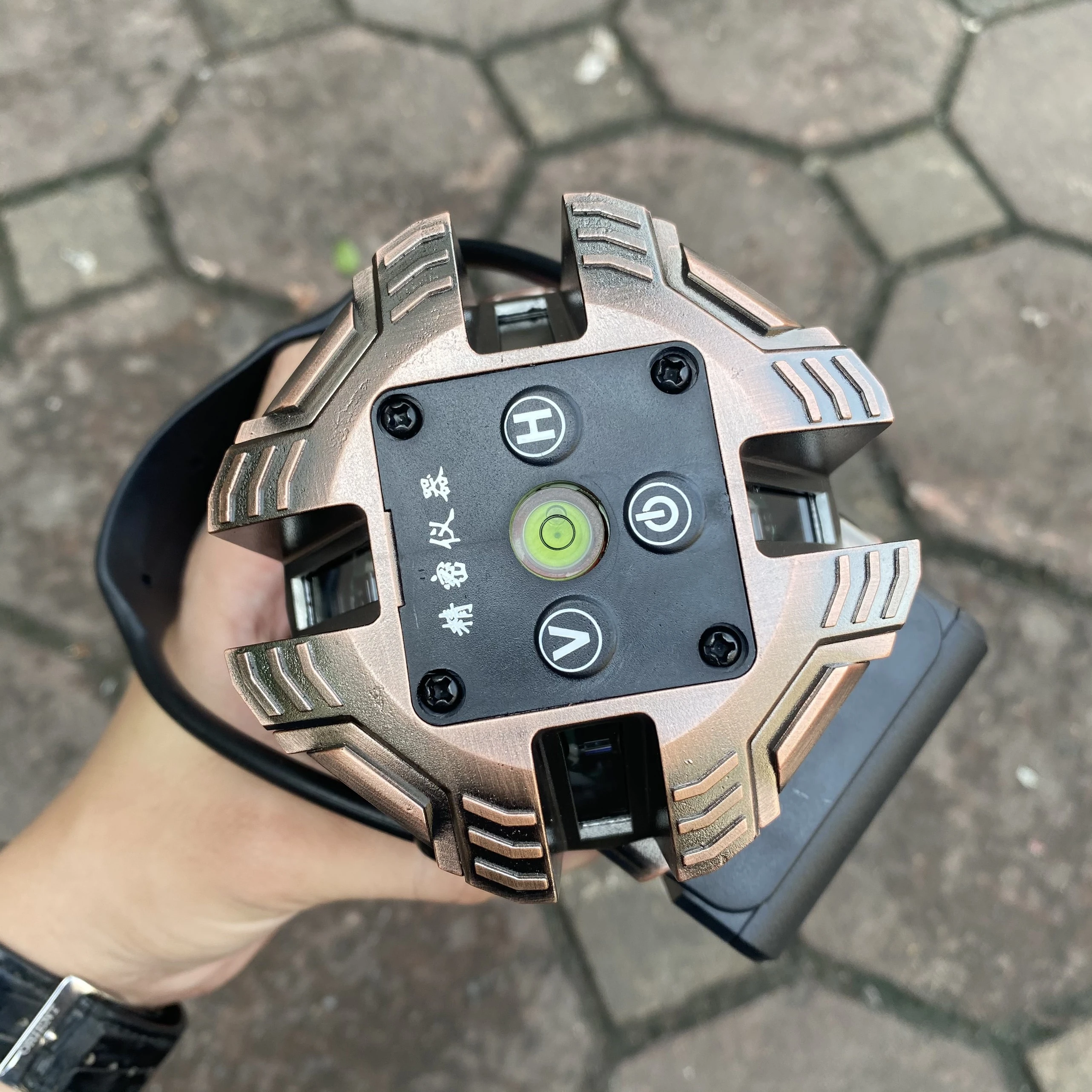 Máy cân bằng Laser Geotes Copper 5 tia xanh