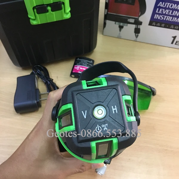 Máy cân bằng Laser 5 Tia Xanh Giá rẻ - Máy bắn cốt laser 5 tia xanh