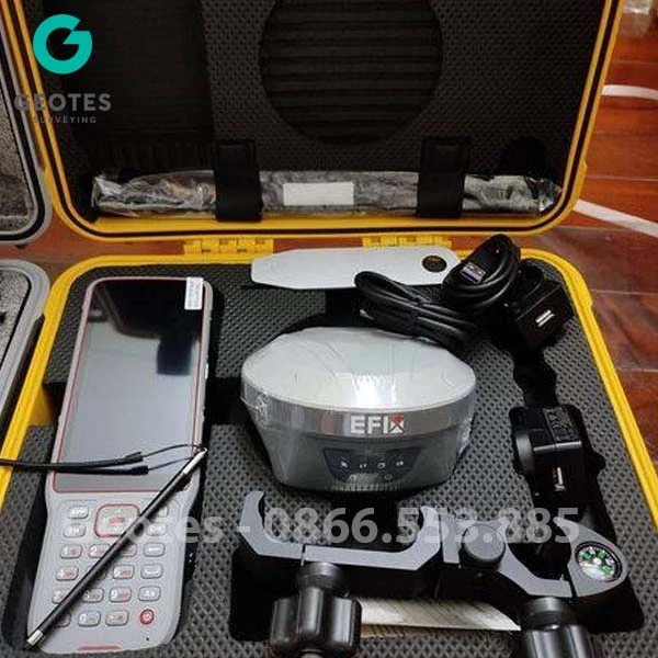 Máy RTK Efix F7+ Bù nghiêng 60°