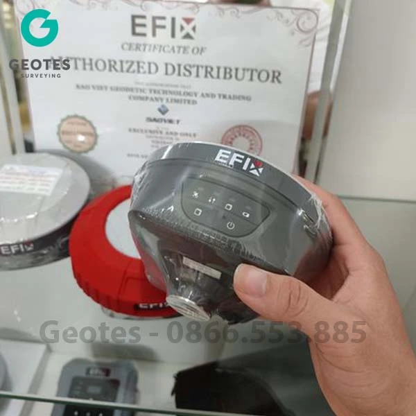 Máy RTK Efix F7+ Bù nghiêng 60°