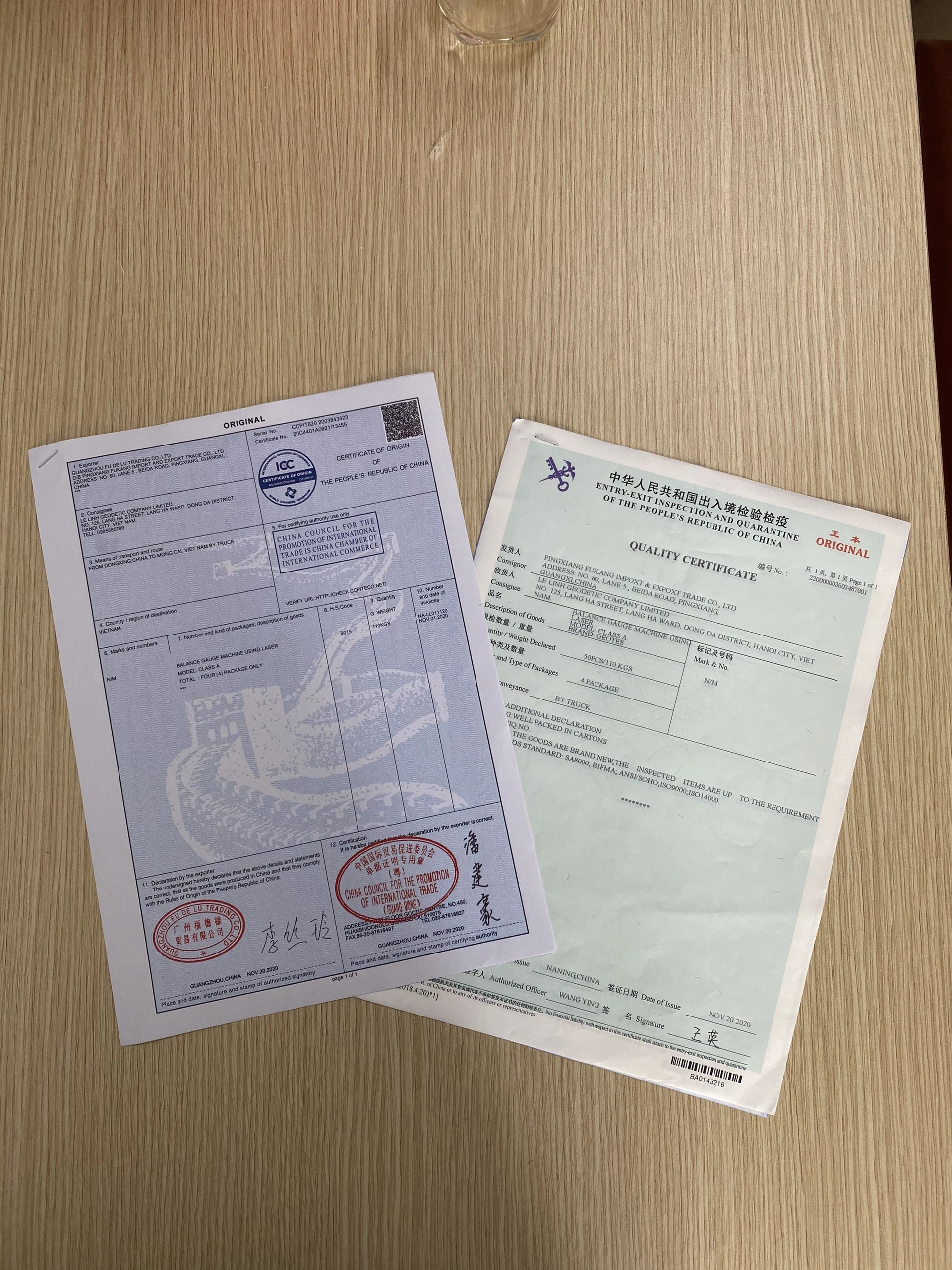 Máy Cân Bằng Laser Geotes Class A 5 tia xanh, Bóng Led Siêu Sáng [Bán Chạy]